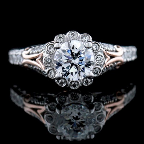 1.22 tcw Antique Style Engagement Ring [AENR9526]