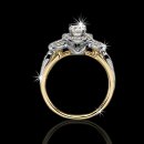 1.0 tcw Antique Style Engagement Ring