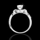1.0 tcw Intertwined Engagement Ring