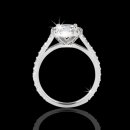 1.55 tcw Eternity Halo Engagement Ring