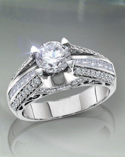 2.50 TCW 14kt Engagement Ring