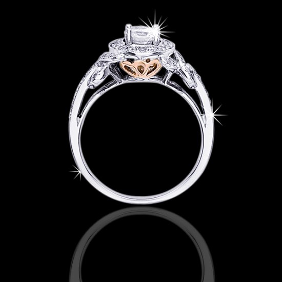 1.05 tcw Antique Inspired Diamond Engagement Ring - Click Image to Close