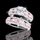 1.74 tcw Fancy Two-Tone Diamond Engagement Ring