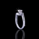 .75 tcw Unique Swirl Diamond Engagement Ring