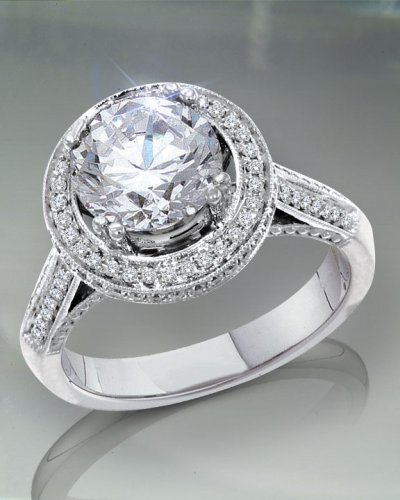 1.50 TCW Vintage Engagement Ring