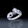 1.28 tcw Three Stone Engagement Ring