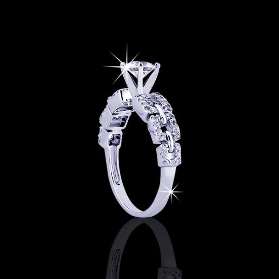 .85 tcw Unqiue Diamond Engagement Rings - Click Image to Close