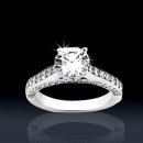 1.64 ctw Sparkling Engagement Ring