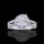 1.31 tcw Halo Diamond Engagement Ring