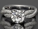 Intertwined 2.50 tcw Engagement Ring
