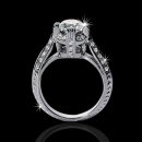 1.35 tcw Antique Style Engagement Ring