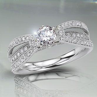 1.94 TCW Diamond Engagement Ring