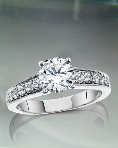 1.33 TCW Elegant Engagement Ring