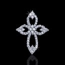 1.04 tcw Beautiful Diamond Crucifix Pendant