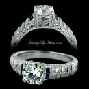 1.40 Antique Style Engagement Ring