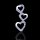 Triple Heart Diamond Pendant