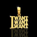 14kt "I Want, I Want, I Want" Pendant