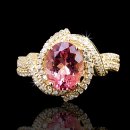 2.26 Carat Tourmaline & Diamond Ring