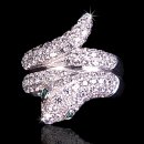 2.19 tcw Unique Diamond Snake Ring