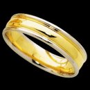 14kt Yellow and White Gold Two Tone 8MM