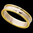 14kt Yellow and White Gold Two Tone 8MM