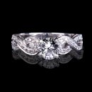 .75 tcw Pave' Diamond Engagement Rings