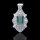 Romantic Emerald and Diamond Pendant