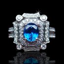 Vintage Sapphire & Diamond Ring