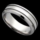 14kt White Gold 7MM Ring