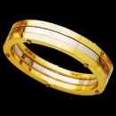 14kt White Gold 7MM Riveted Wedding Band