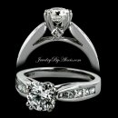 1.70 tcw Channel Set Engagement Ring