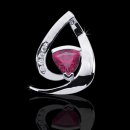 .15 tcw Trillion Ruby and Diamond Pendant