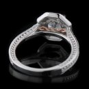 1.17 tcw Antique Style Engagement Ring