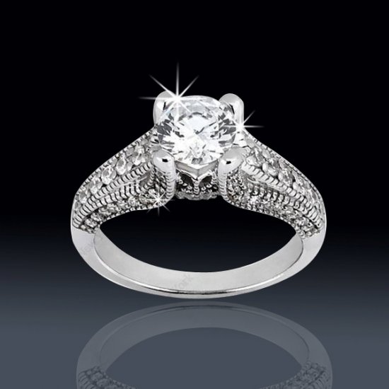 1.54 ctw Gorgeous Engagement Ring - Click Image to Close