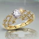 1.05 TCW Elegant Diamond Engagement Ring