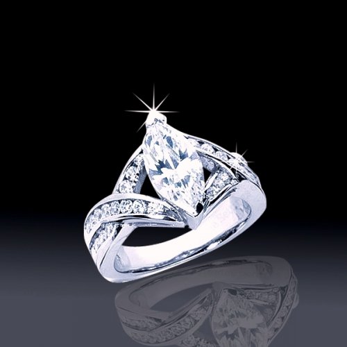 2.11 tcw Marquise Engagement Ring [aenr3170]