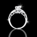 1.12 tcw Antique Style Engagement Ring