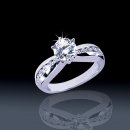 1.43 tcw Classic Engagement Ring