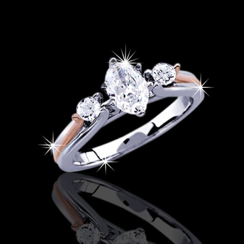 1.43 tcw Stunning Marquise Engagement Rings