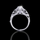 1.20 tcw Antique Style Engagement Ring