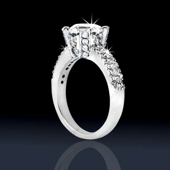 1.59 ctw Gorgeous Engagement Ring - Click Image to Close