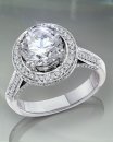 1.50 TCW Vintage Engagement Ring