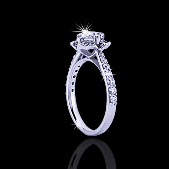 .90 tcw Unique Engagement Ring - Click Image to Close