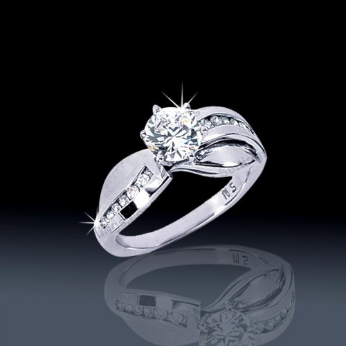 1.18 tcw Beautifully Designed Engagement Ring
