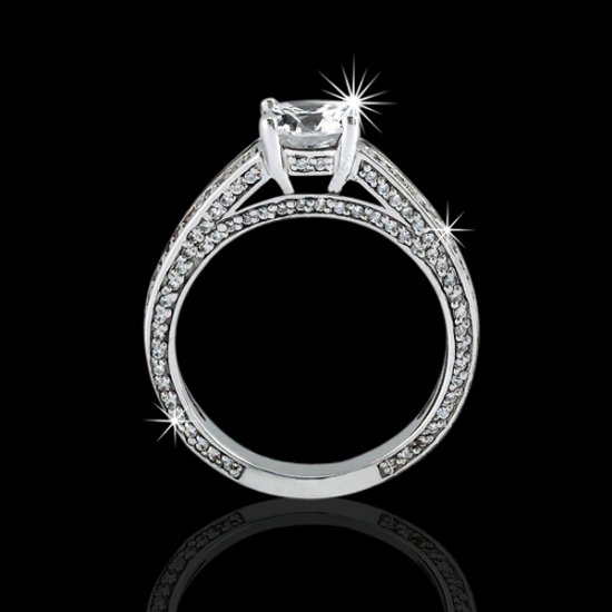 .96 tcw Stunning Engagement Ring - Click Image to Close