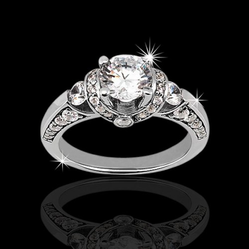 1.81 tcw Antique Inspired Engagement Ring  1.81 tcw Antique Inspired Engagement Ring
