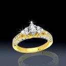 1.50 tcw Marquise Cut Engagement Ring