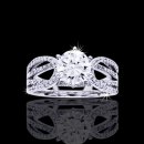 1.45 tcw Unique Diamond Engagement Ring