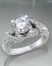 2.0 TCW Vintage Engagement Ring