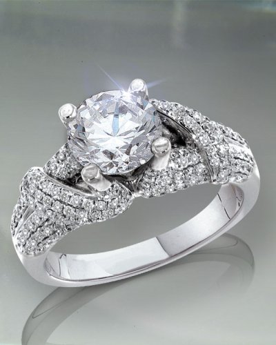 2.0 TCW Vintage Engagement Ring